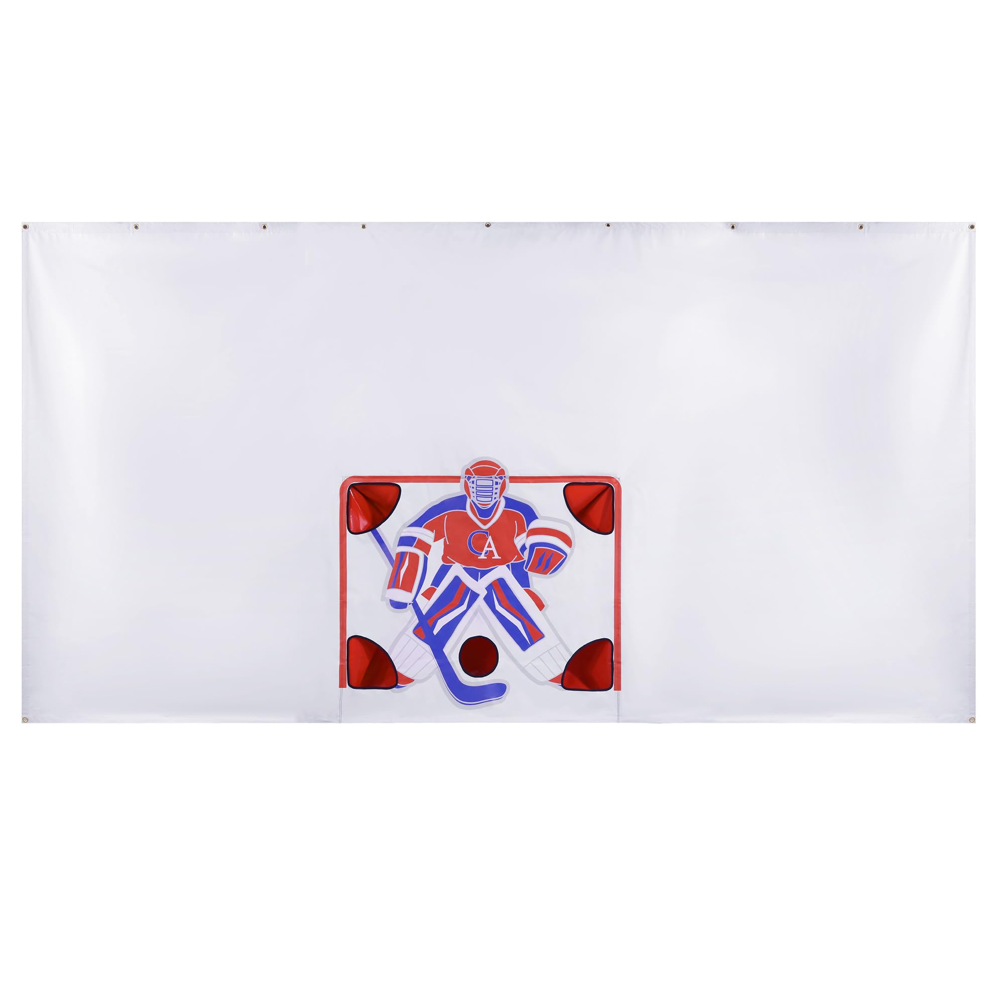 MABOZOO Hockey Shooting Tarp, 16ft x 8 ft Hockey Training